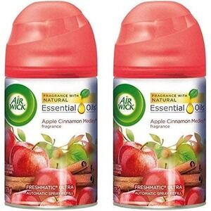 Air Wick Air Freshener Refill 2 Pack 6.17oz Apple Cinnamon Medley Freshmatic